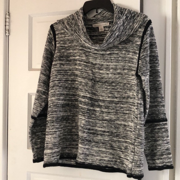 Black Cowl Neck Sweater - Picture 5 of 6